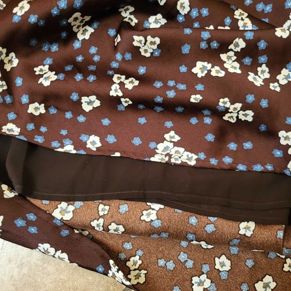 Heartloom Miyako Dress in Ganache Dark Brown floral Size Large NWT - Picture 11 of 11